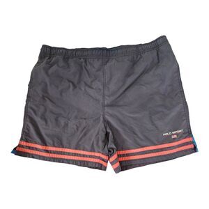 Vintage Polo Sport Ralph Lauren Swim Trunks Board Shorts Flag Mens Size XL